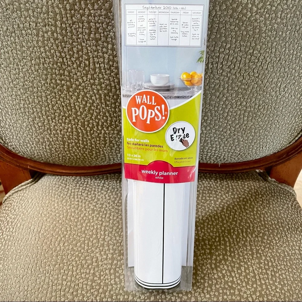 Wall Pops Peel and Stick Dry Erase Calendar